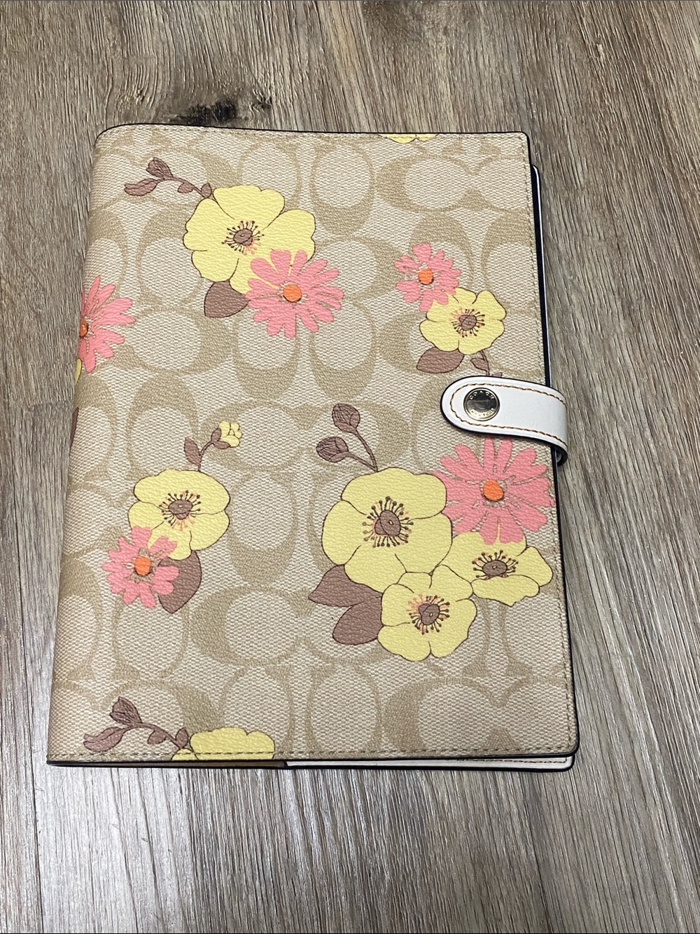 Coach Signature Flower PR Notebook